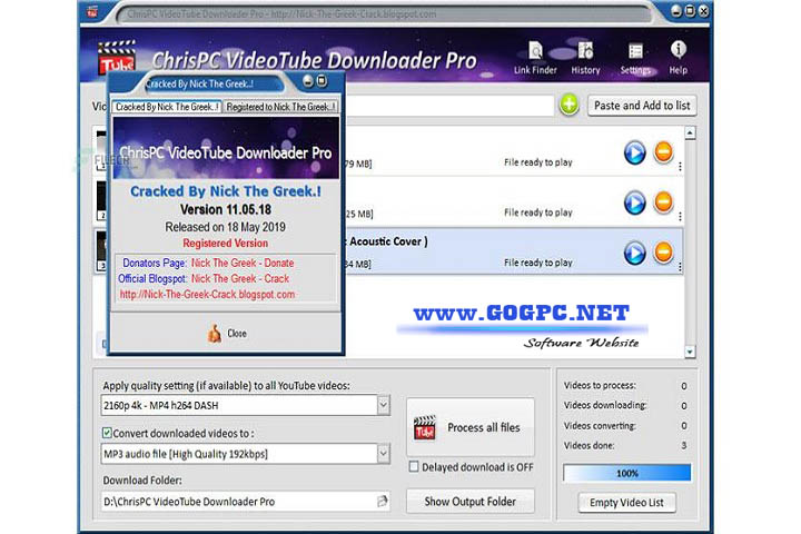 Chrispc Videotube Downloader pro Version 14.24.0914 (GOGPC.Net)