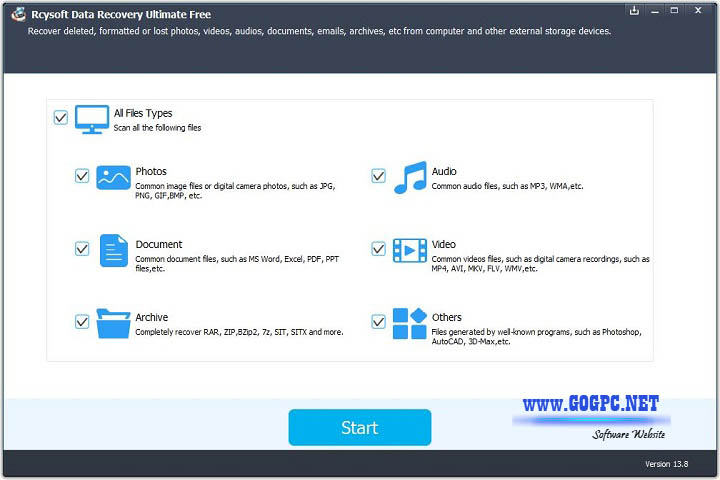 Rcysoft Data Recovery Ultimate Version 13.9.0.0 Free Download