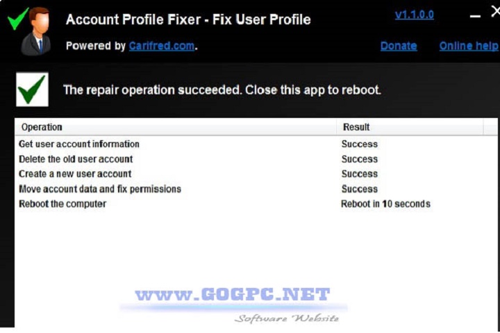 Account profile fixer: v1.9.0.0 x64 (Latest 2024)