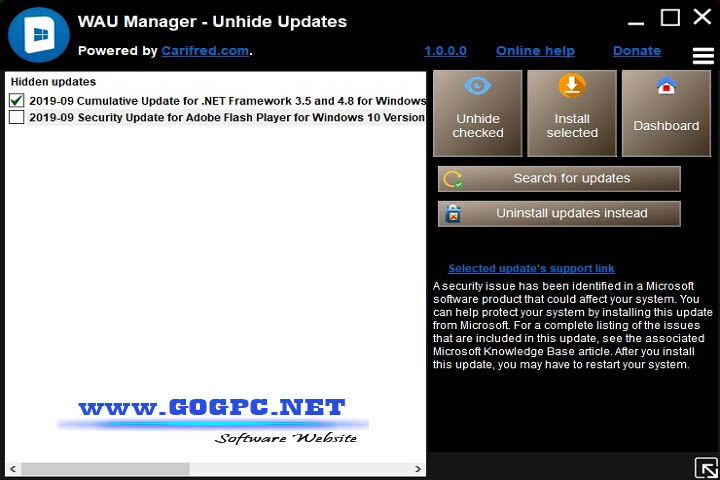 WAU Manager - Version 1.0 x64 Free Download