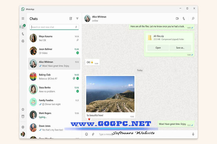 WhatsApp for Windows - Version 2.2436.6.0 Full Version